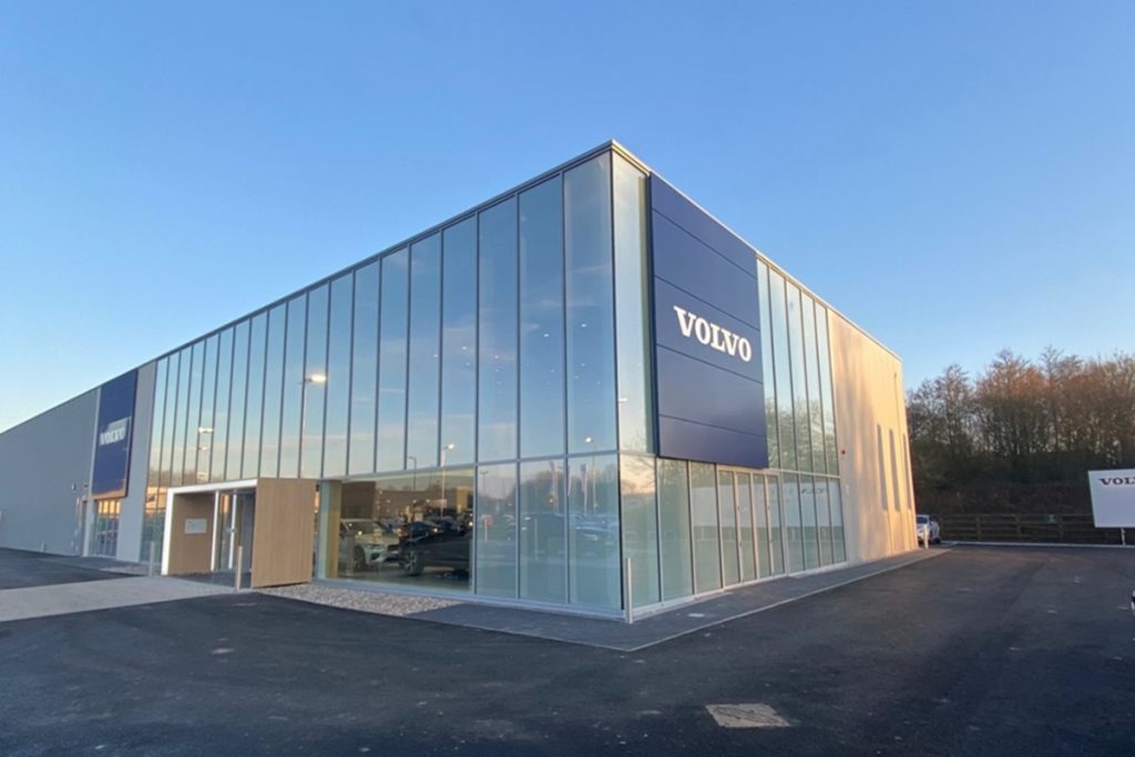 Volvo Showroom Preston Contract Glazing